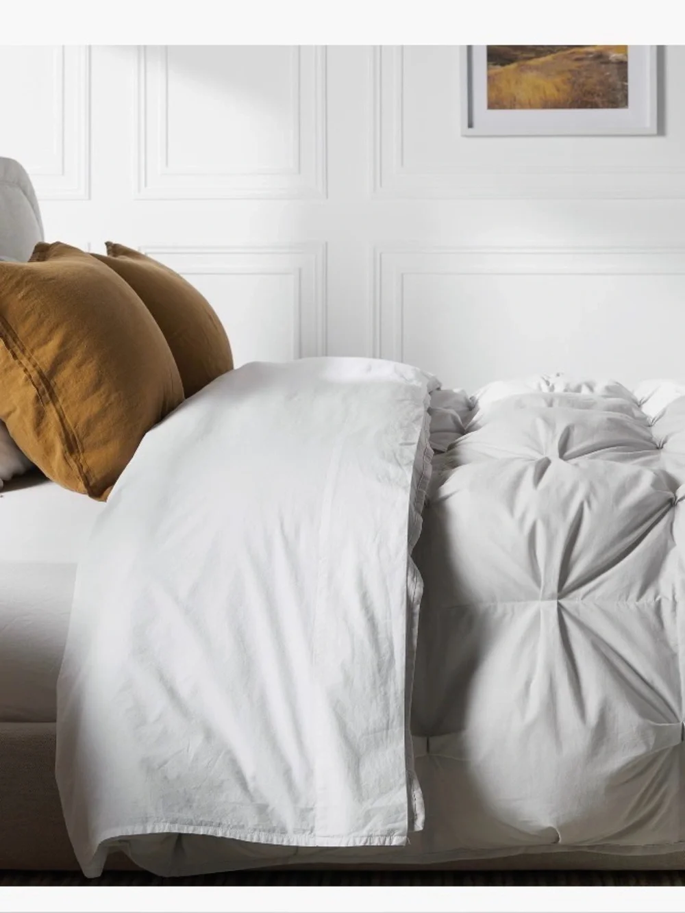 Parachute NEW King/Calif King Organic Cotton Puff Comforter